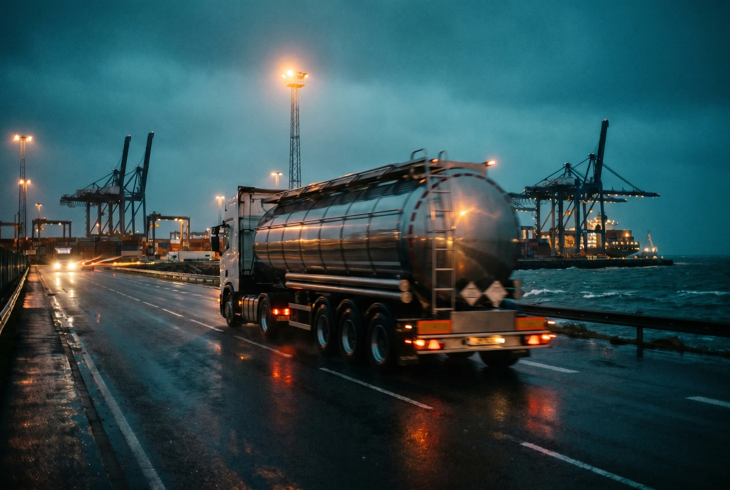 Limandan Limana Sıvı Tank Taşımacılığı